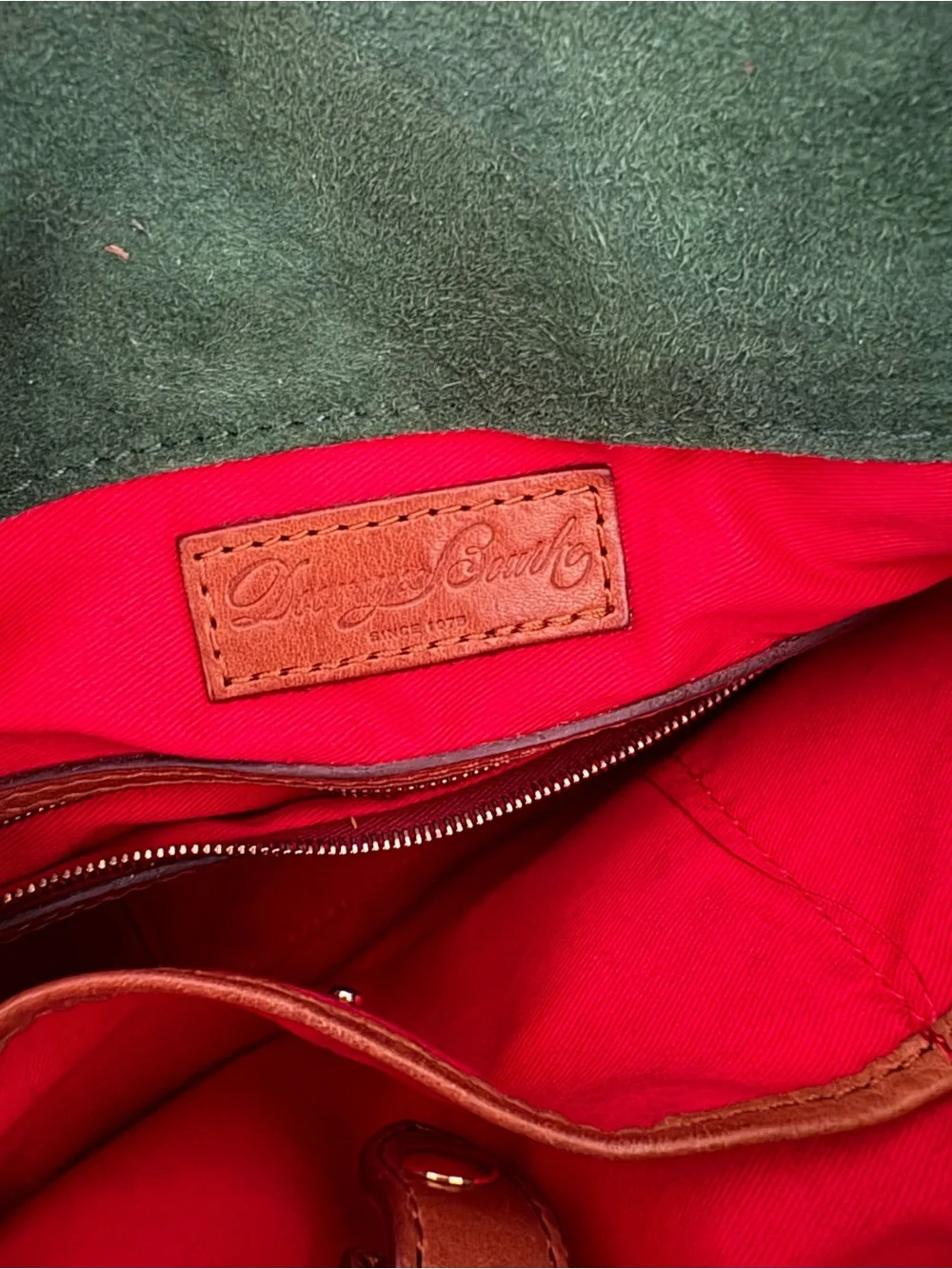 Dooney & Bourke Florentine Collection Natural Tan Hobo Satchel